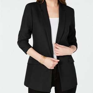 INC 3/4 Sleeve Black Blazer
